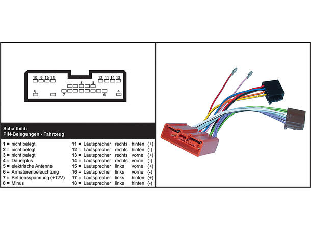 ISO-adapter, Mazda Demio 01.01> 